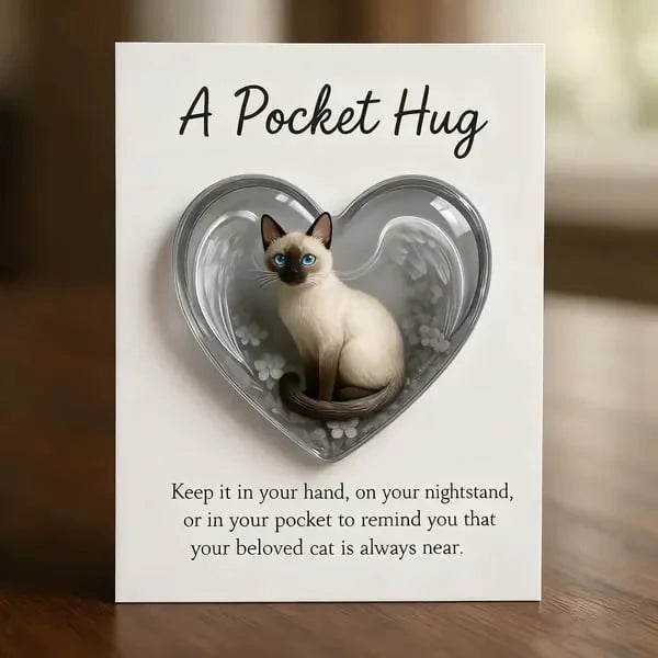 ๐Early Christmas Sale 49% OFF๐บ๐ Pocket Hug Cat Card--๐