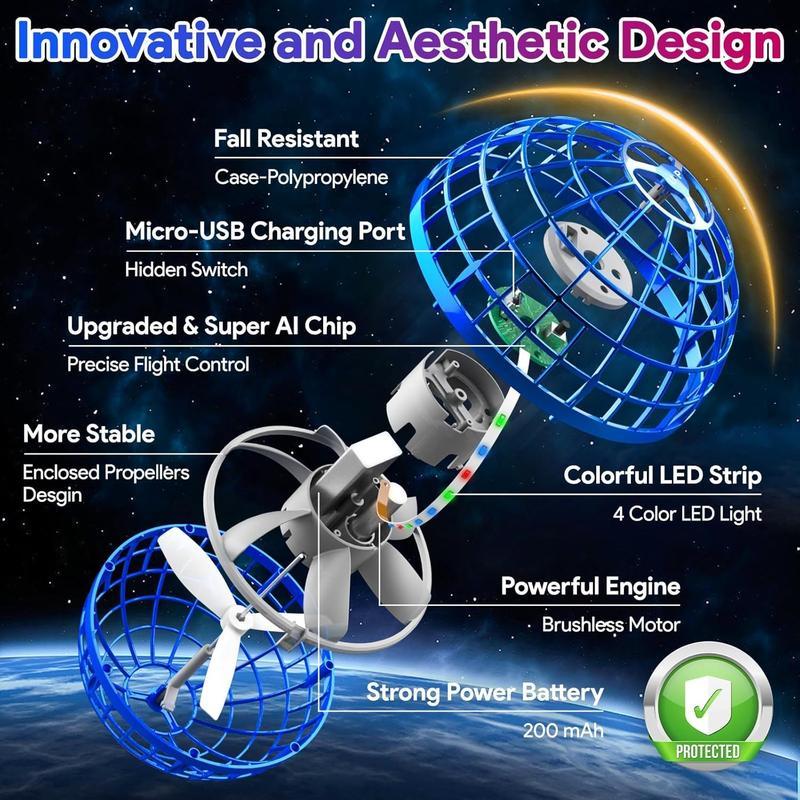 Portable Glow Flying Ball for Campfire Games