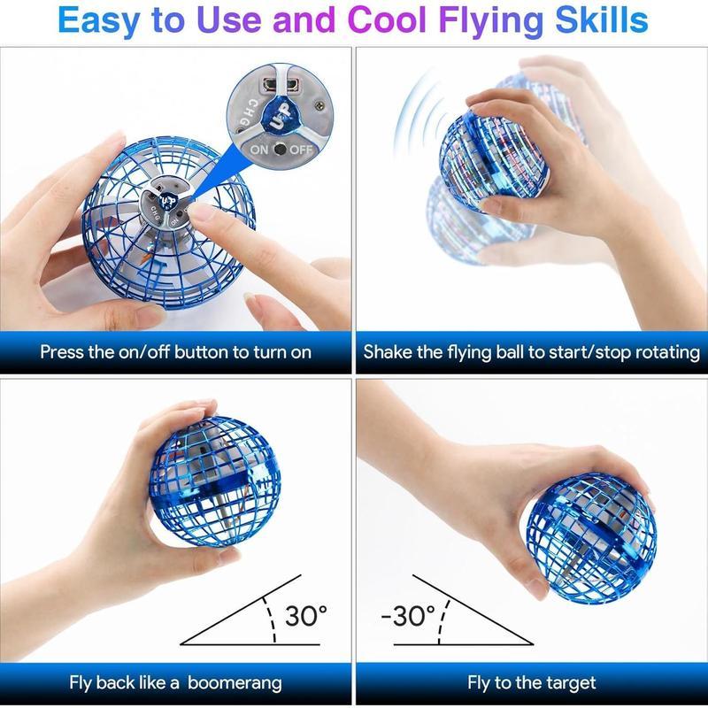 Portable Glow Flying Ball for Campfire Games